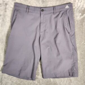 Adidas Golf Shorts Men's 32 Gray Adizero Lightweight Performance Flat Front